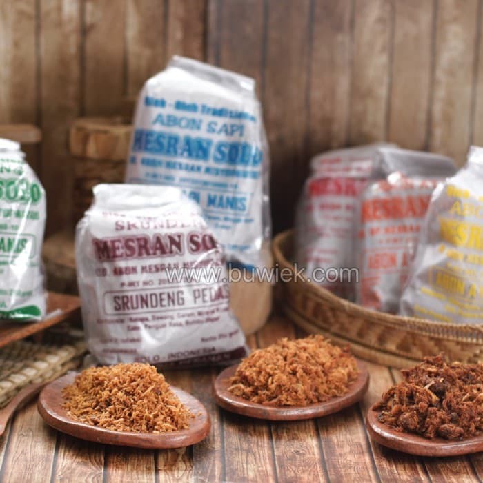 

Srundeng Manis 250 gr Mesran Serundeng Terkenal Manis