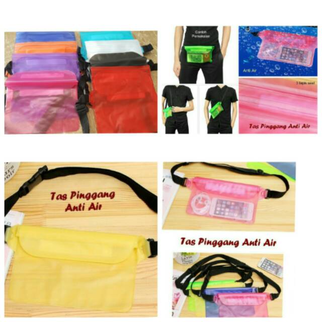 TAS PINGGANG ANTI AIR WATERPROOF BAG ok  good quality