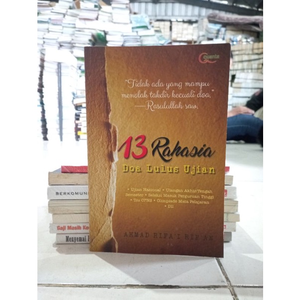 OBRAL BUKU BACAAN MOTIVASI / PENGEMBANGAN DIRI / INSPIRASI / BISNIS / INVESTASI PART 2 MURAH ORIGINAL-13 RAHASIA DOA UJIAN