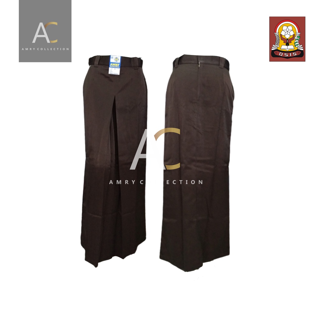 Rok Span Pramuka Coklat SMP SMA Maxi sekolah