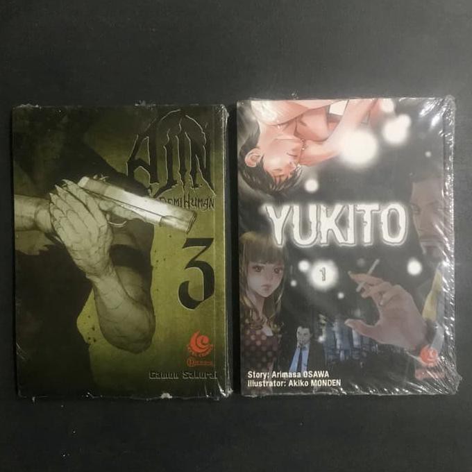 Pengiriman Cepat dan tepat Buku.Buku Komik Dewasa AJIN vol. 3, YUKITO vol. 1 MURAH