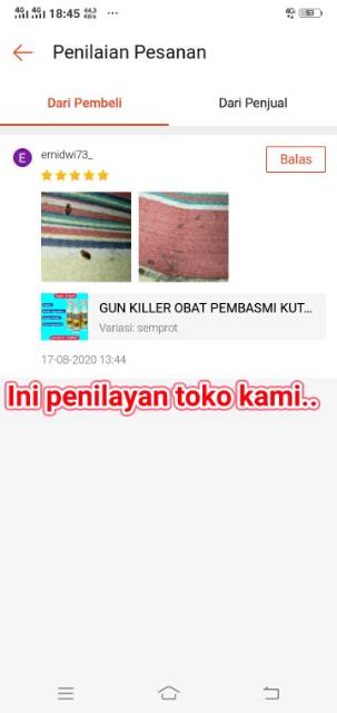 GUN KILLER SACHET OBAT PEMBASMI KUTU KASUR,SOFA,KURSI,KUTU BUSUK,KECOA TUNGAU,TUMBILA,SEMUT,RAYAP