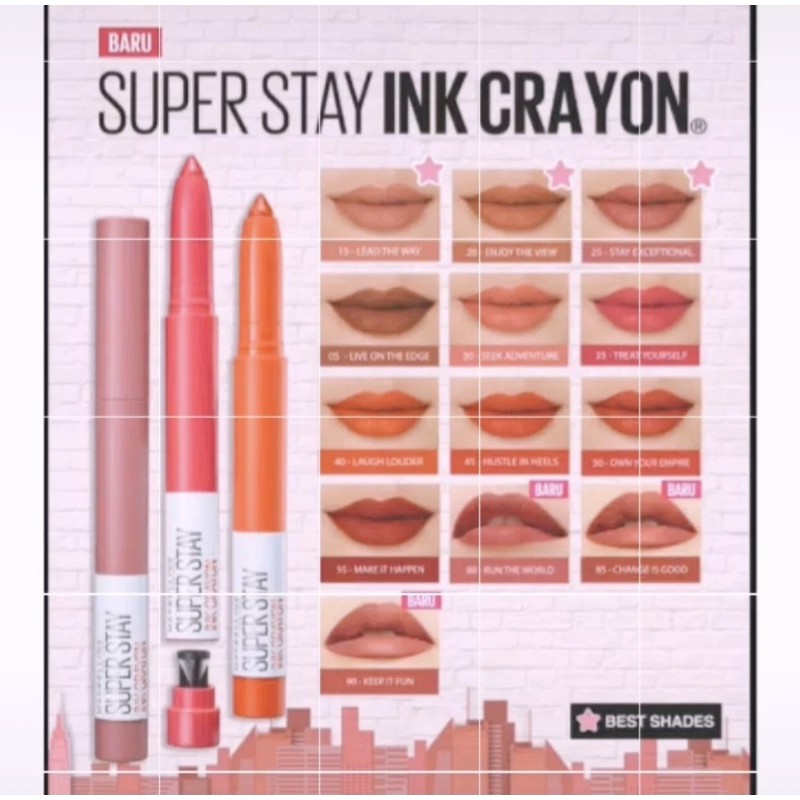 MAYBELLINE SUPERSTAY INK CRAYON