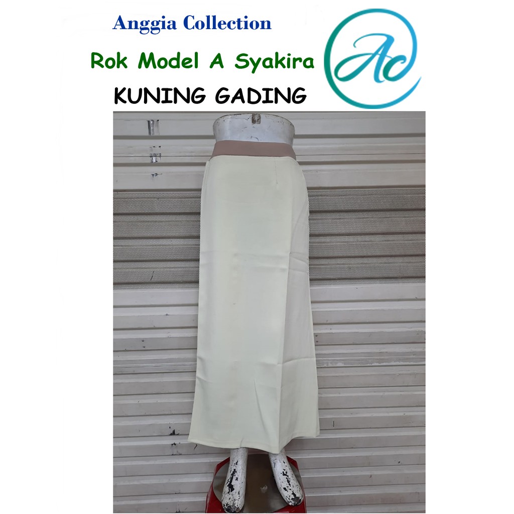 Rok Kerja Model A Full Karet-Rok Wanita-Rok Kantor-Rok Kerja-Rok Kuliah-Rok A 2021