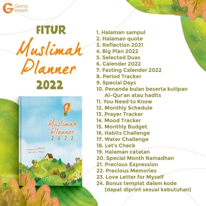 

Buku Agenda Muslimah Planner