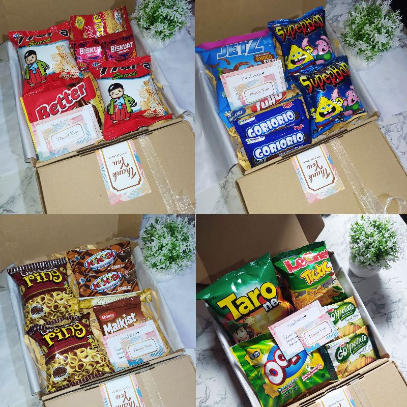 

Hampers Snack Murah / Hampers Wisuda / Hampers Ulang Tahun PART 1