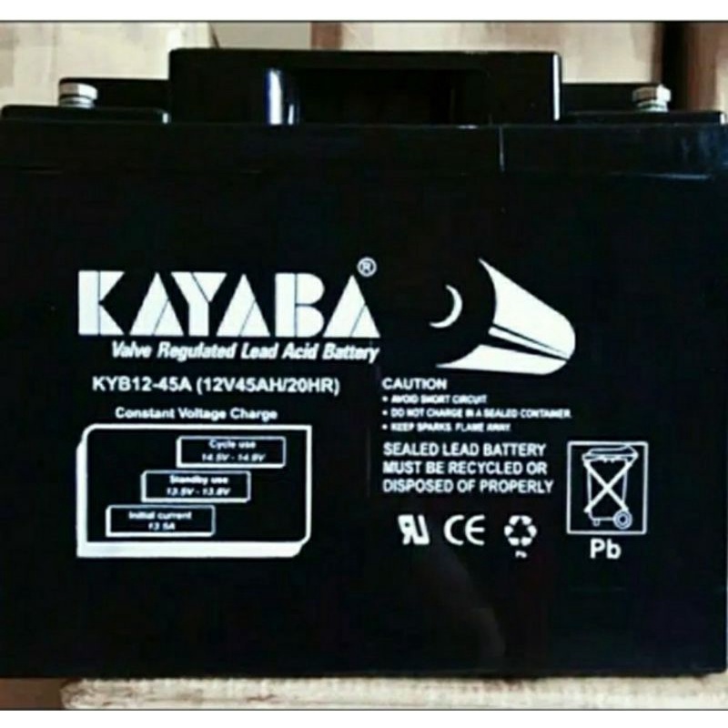 Aki/Baterai(Accu/Battery) Kering(MF) VRLA(UPS) 12V45Ah / 12V 45Ah Kayaba AGM Deep (VRLA 12V 45Ah)