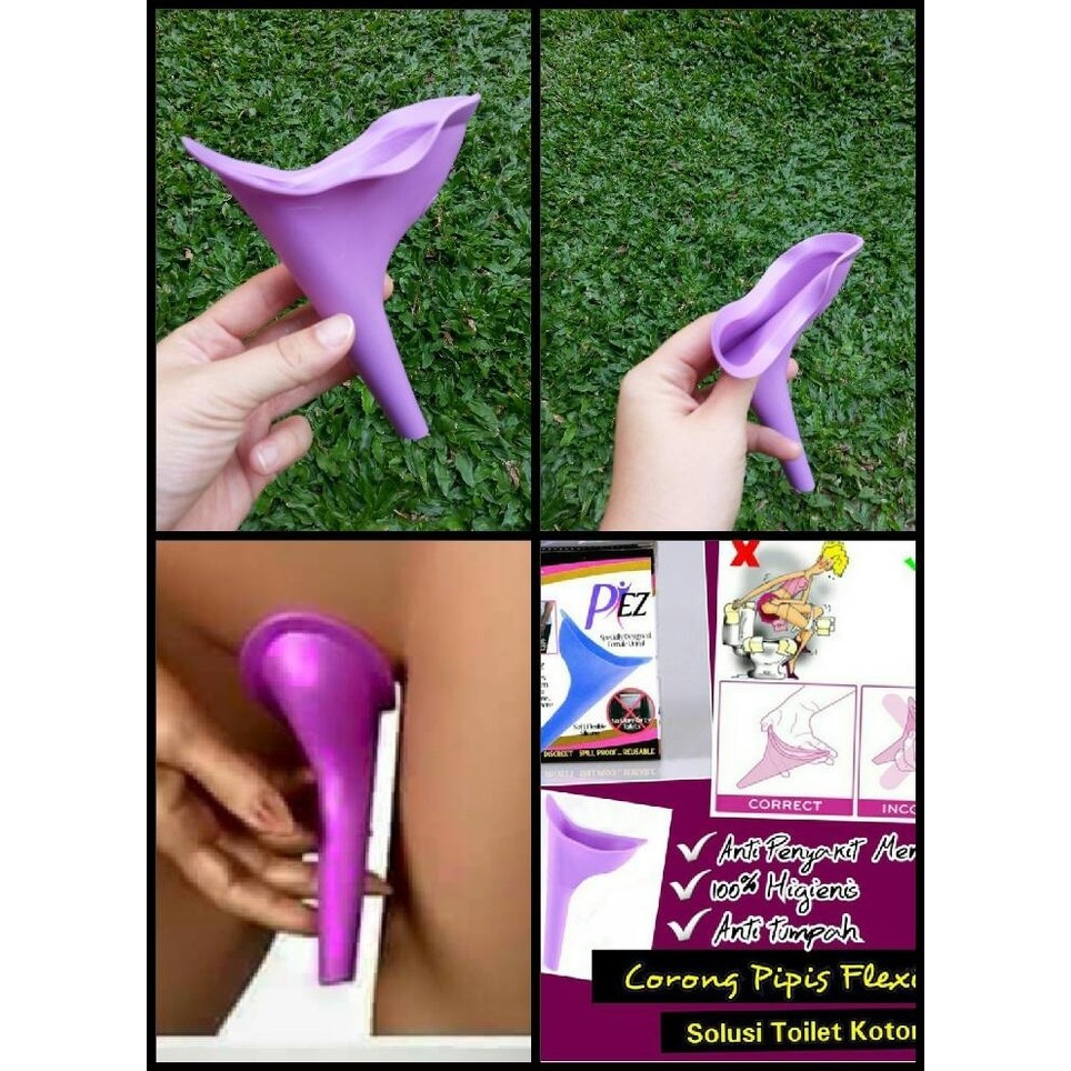 Travelmate [ BIG PROMO ] PEZ Female Travel Urinal|Corong Alat Bantu Pipis Saat Urgent/Kencing Wanita