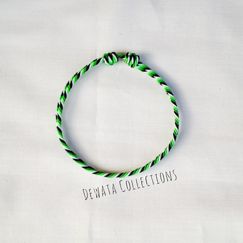 BELI 2 FREE 1Green Regae Bracelet/Gelang Rasta/Gelang Caturdatu Khas Bali