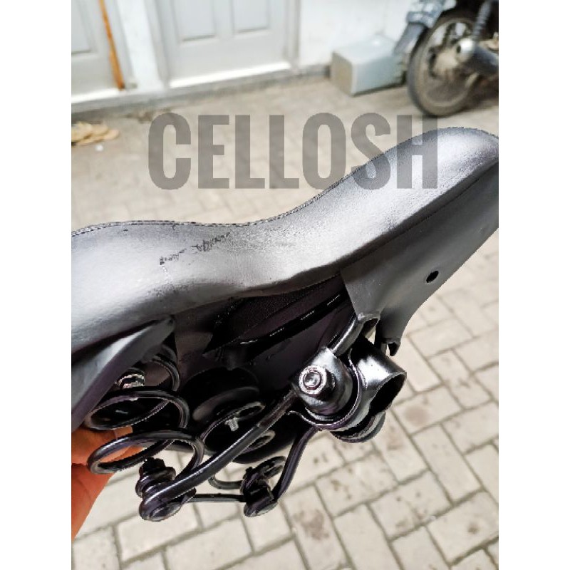 WEST BIKING Jok Sadel Sepeda Empuk Bike Saddle Leather Model Spring