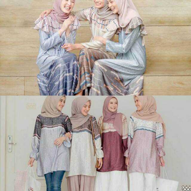 Negri Dress & Negri Blouse by Vanilla Hijab