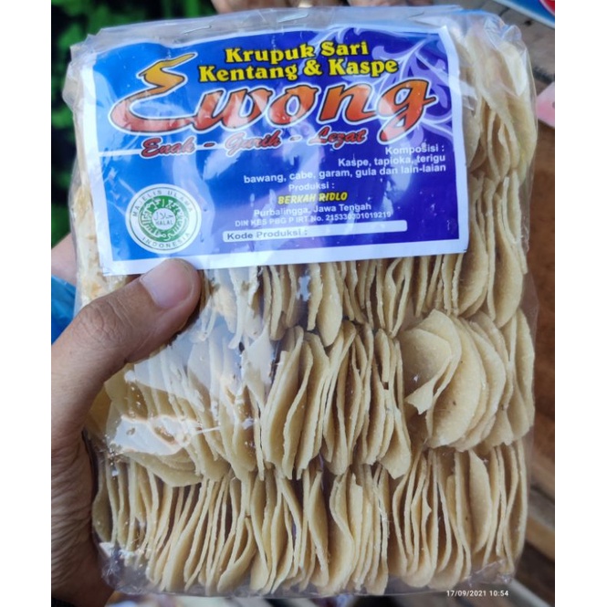 

Kerupuk Sari Kentang & Kaspe Ewong ( Mentah ) termurah