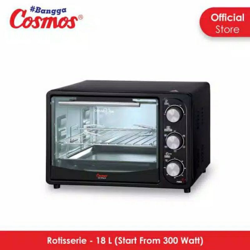 Oven Listrik Cosmos 18 Ltr CO 9918 R