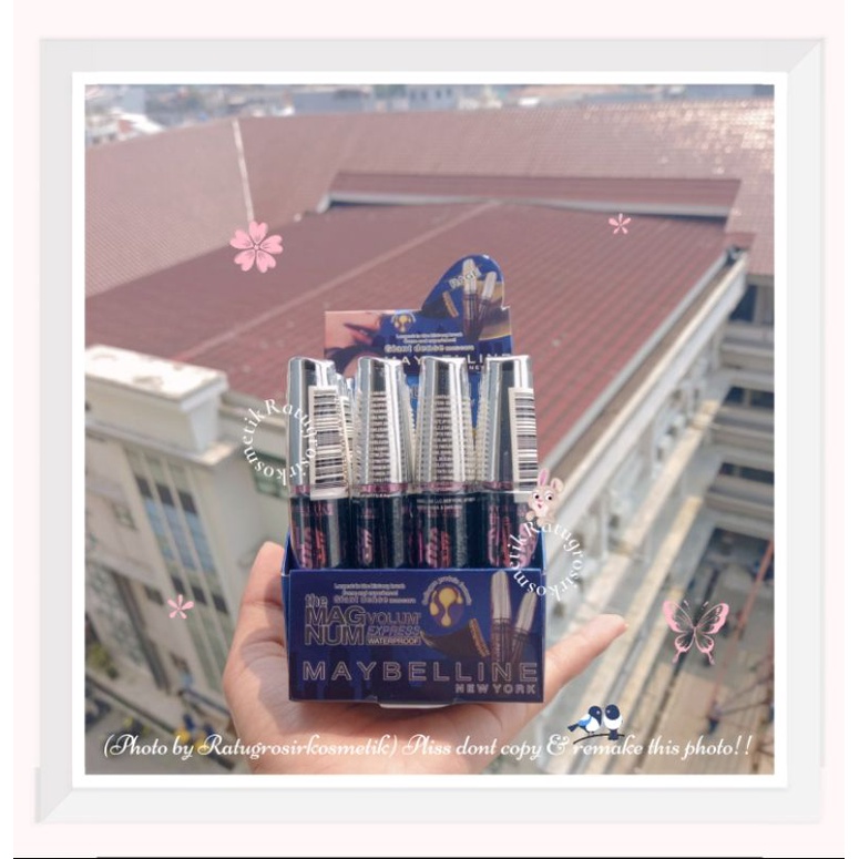 [ECER] MASCARA MAYBELLINE THE MAGNUM VOLUME EXPRESS TUTUP EMAS