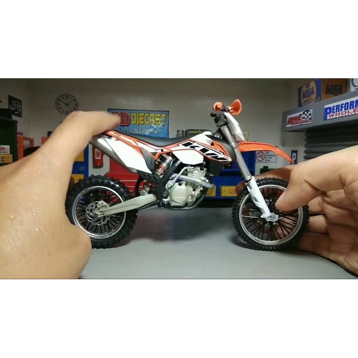 Diecast New Ray Vespa - Diecast Motogp - Diecast Ducati Diecast Miniatur Motor Cross Trail Ktm 350