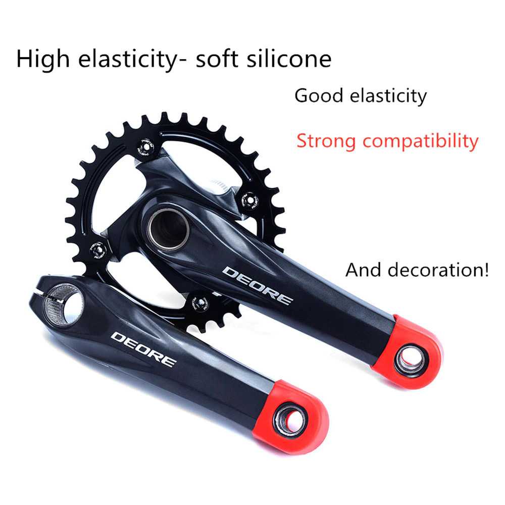 TG - HBF RISK Cover Crank Sepeda Silicone Bicycle Arm Protector - JI1171