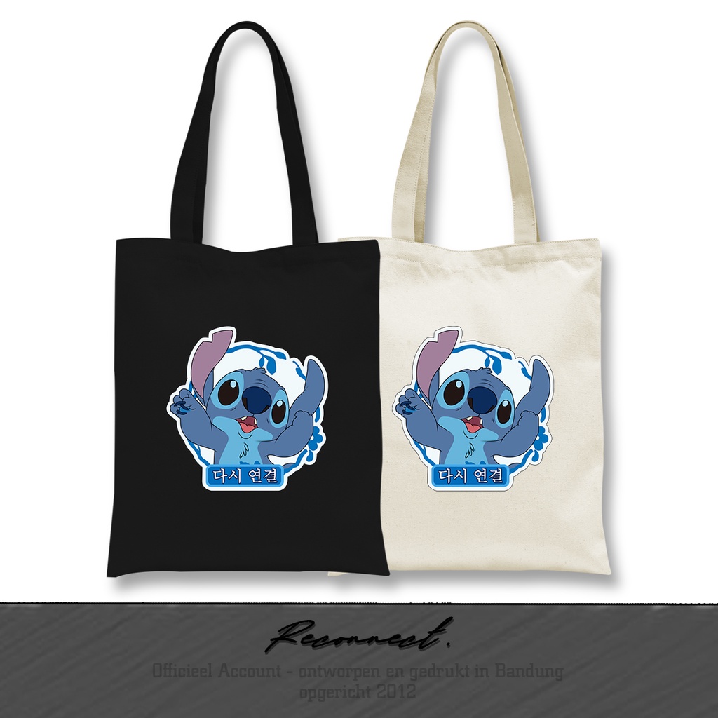 Reconnect TOTEBAG Happy Lilo Stich - Gratis Tambah Nama