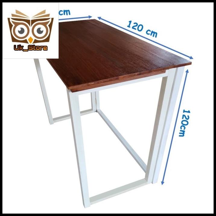 Meja Lipat 120X60 Tinggi 120 Cm - Full Kayu Solid