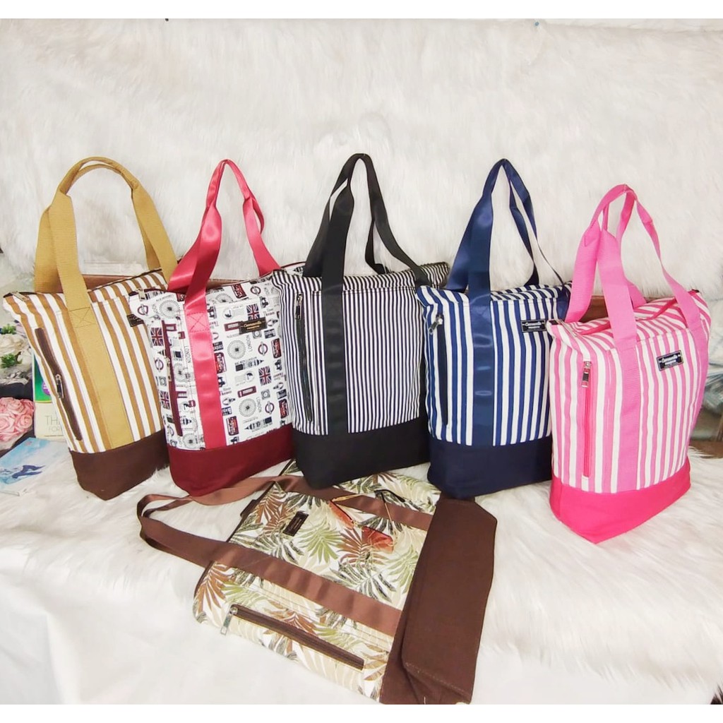 TOTE BAG WANITA RESLETING KANVAS JEANS bisa POLOS DAN CUSTOM