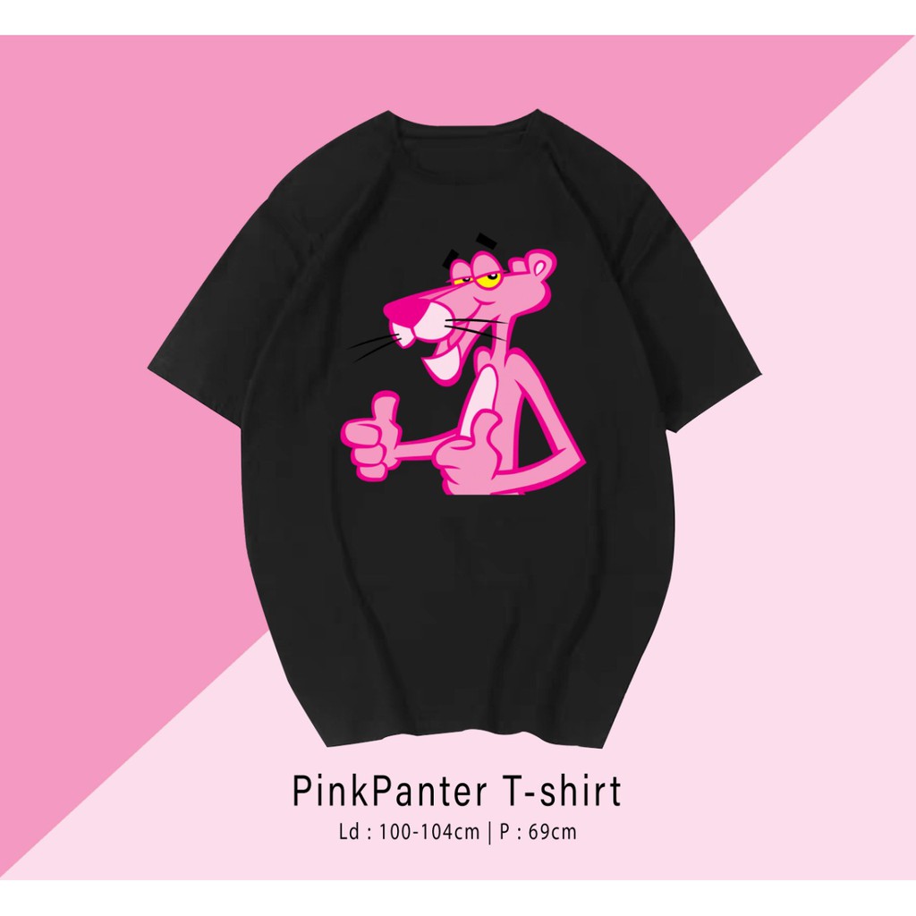 PINKPANTHER/ TERMURAH BAJU KAOS KATUN WANITA LENGAN PENDEK / TUMBLR TEE /  OVERSIZE