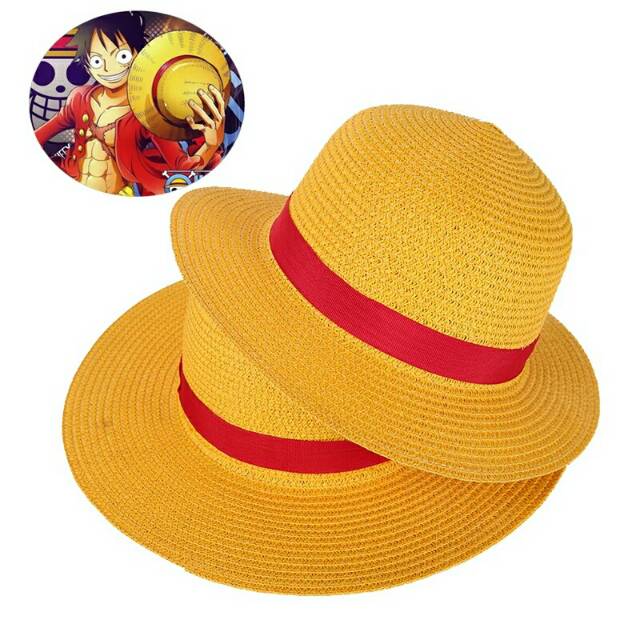 Topi Jerami Luffy Anime One Piece Shopee Indonesia