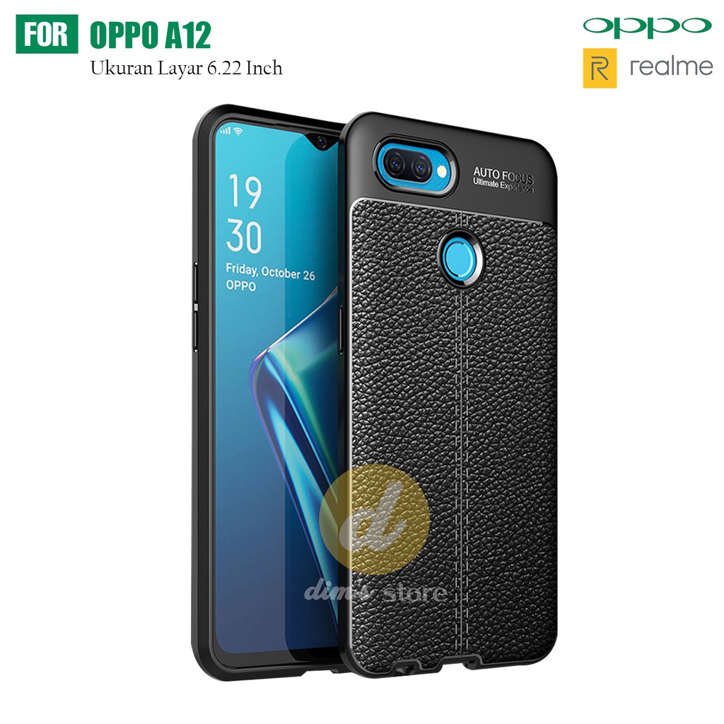 Soft Case Oppo A12 Premium TPU Autofocus Leather
