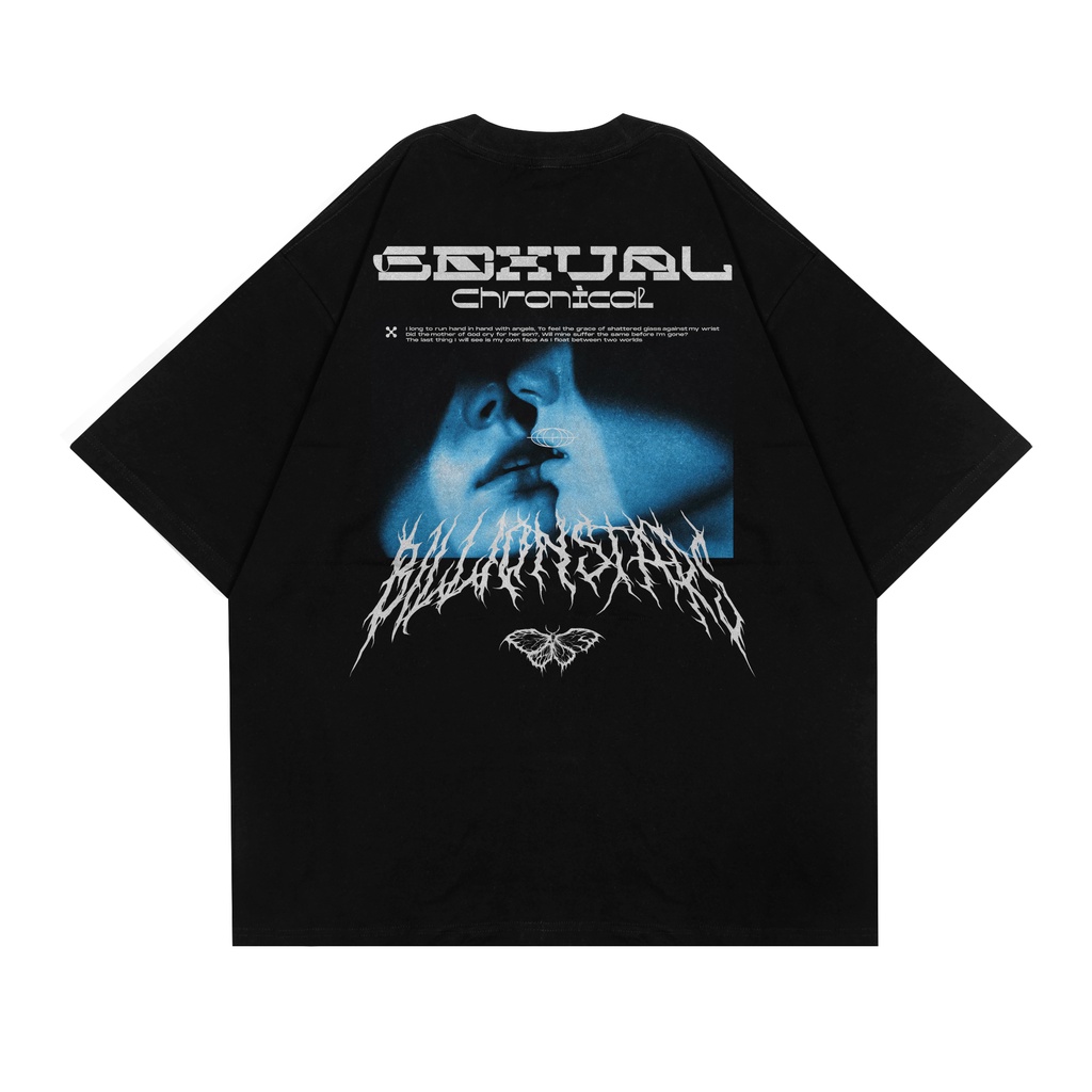 Kaos Pria Distro Original 100% T-SHIRT | OVERSIZE | SEXUAL | BLACK | BILLIONSTARS