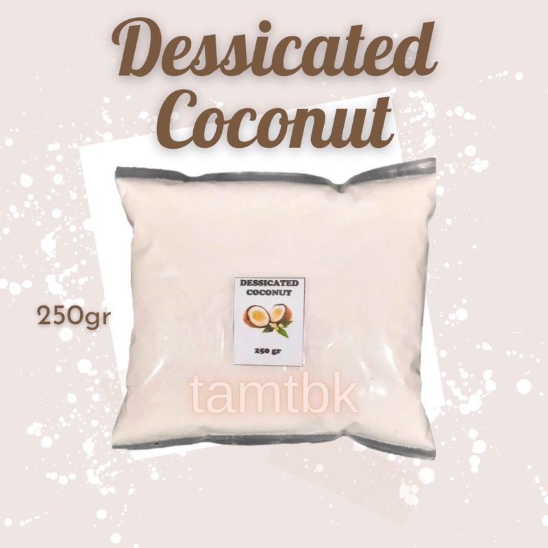 

[Tamtbk] Dessicated Coconut / Kelapa Parut Kering 250gr