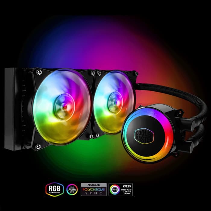 FAN Processor Cooler Master MASTERLIQUID ML240R RGB - LIQUID CPU COOLER