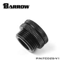 BARROW TCDZS-V1 Threaded Pass Through G1/4 F-F Fitting - Black