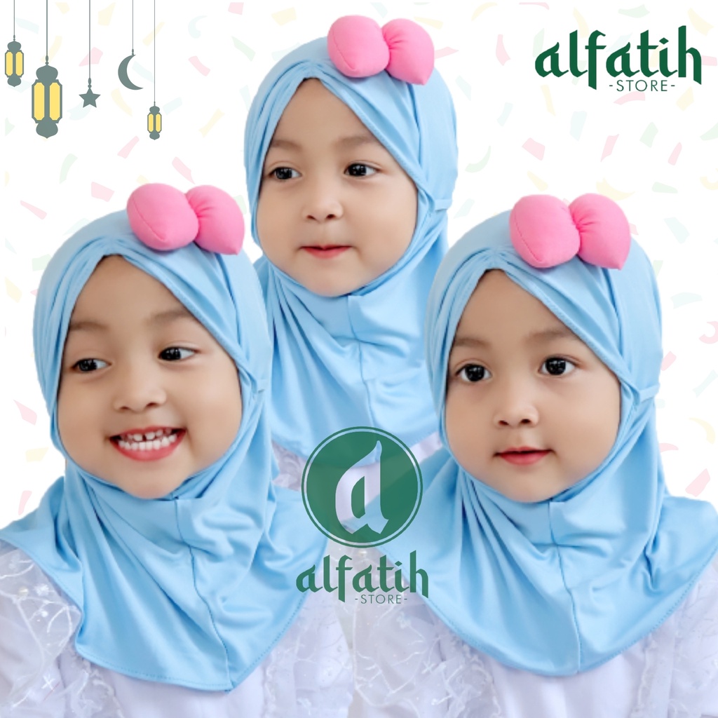 ALFATIH STORE / Jilbab Anak Lubna Kids Minie Samping / Hijab Anak Murah /HIJAB ANAK / HIJAB BAYI COD / Kerudung Anak Jilbab Hijab Anak Bayi Perempuan / pastan baby / hijab anak / Jilbab Anak bayi Usia 0-3 Tahun Bahan Jersey Premium Nyaman Di Pakai