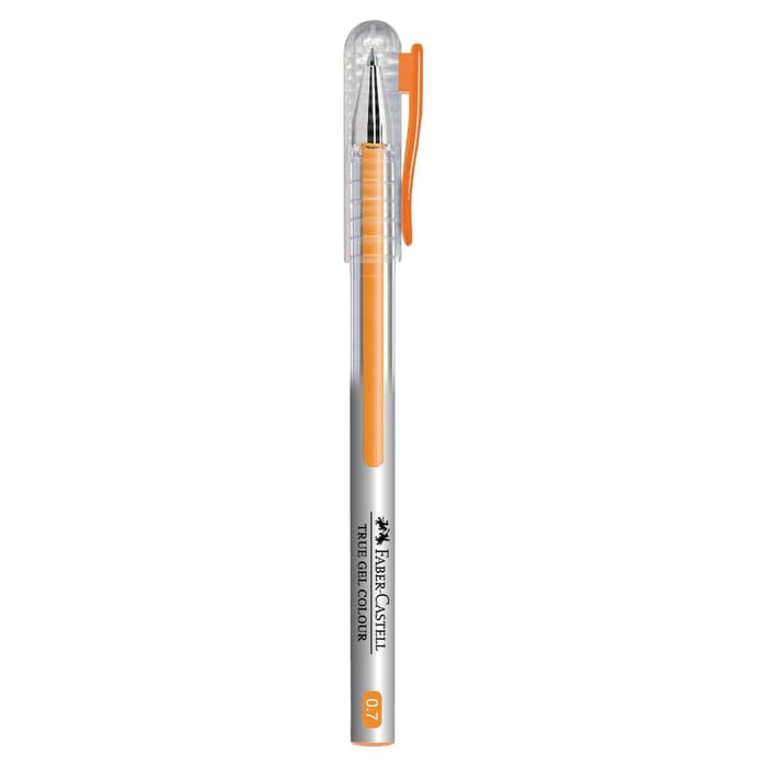 

MURAH FABER-CASTELL TRUE GEL PEN -- ORANGE INK 0.7 MM