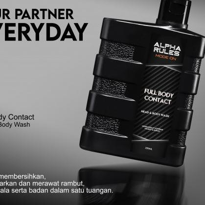 ☆ 100% ORIGINAL Alpha Rules Dirt Off - Body Wash 250 ml Sabun Mandi cair pria cowok ➴