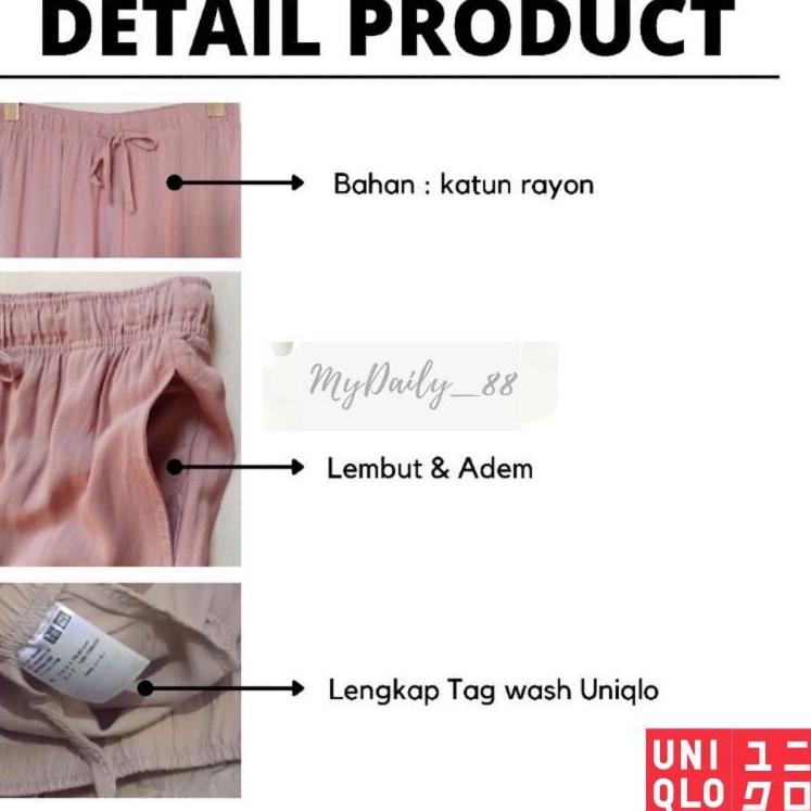 Harga Murah.. KULOT UNIQLO RELACO (Tag/label UNIQLO)