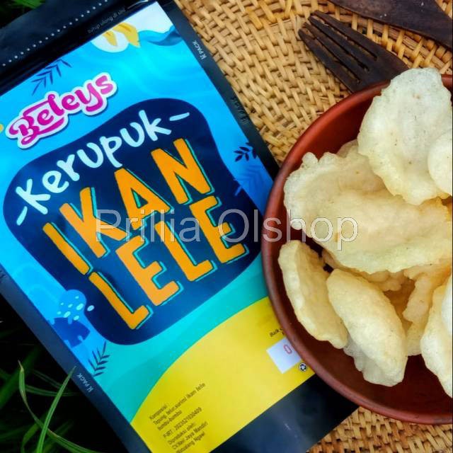 

Kerupuk Ikan Lele, Camilan Cemilan Makanan Ringan Jajanan Sehat Murah Kekinian, Crispy Ikan