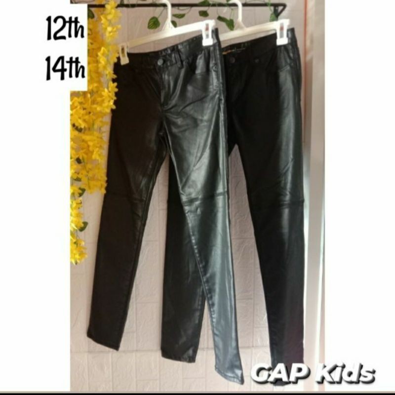 CELANA GAP BAHAN KULIT ANAK / CELANA KULIT ANAK /CELANA PANJANG ANAK / CELANA BAHAN KULIT