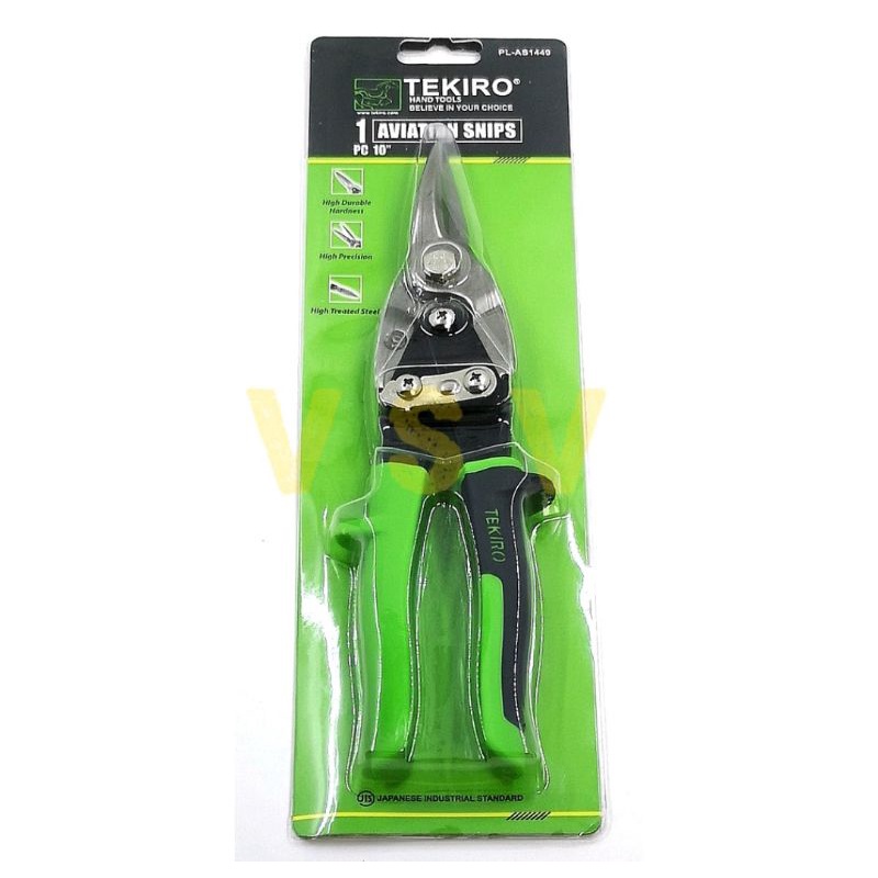 Tekiro Aviation snips 10" / gunting seng / Gunting baja ringan / gunting plat