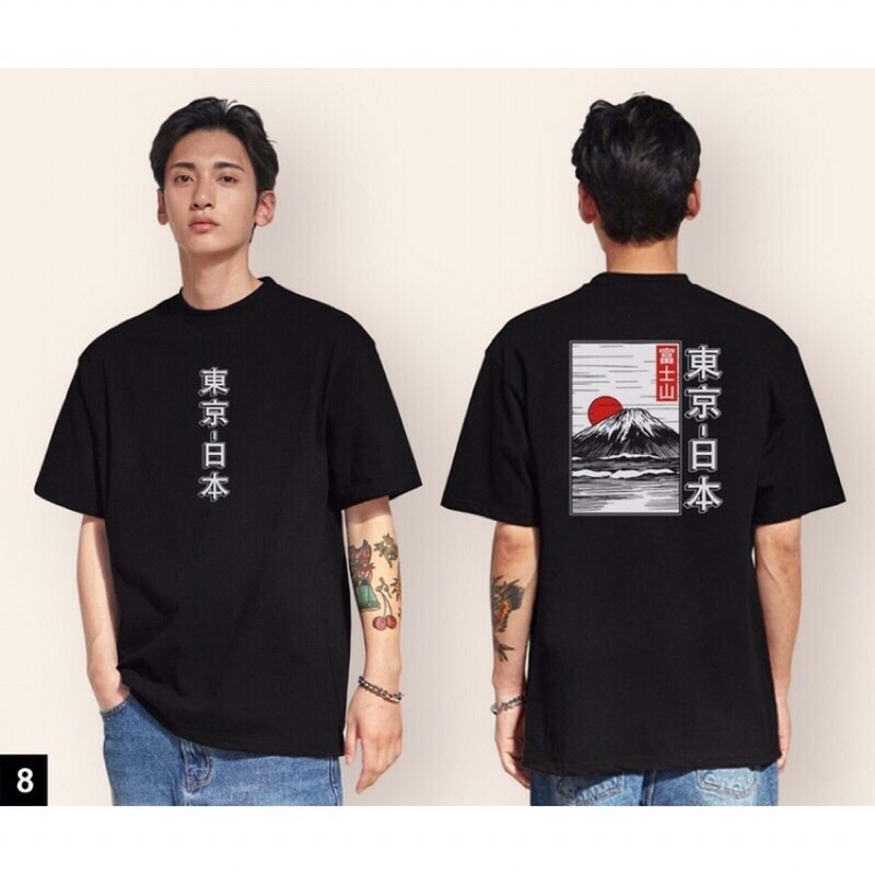 BAJU KAOS T SHIRT ATASAN DISTRO PRIA WANITA COWOK CEWEK KATA TULISAN GAMBAR JEPANG JAPAN CINA CHINA