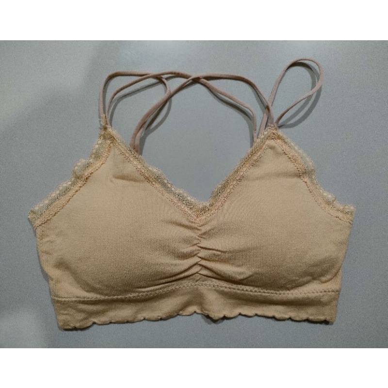 Bra Tanpa Kawat/Bralette/ Bh Kemben Variasi Renda/TR