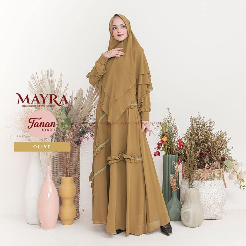 GAMIS SYARI CERUTY FULL FURRING/TANAN SYARI/GAMIS MUSLIMAH TERLARIS/PAKAIAN MUSLIM WANITA HIJAB/SYAR'I SET HIJAB FASHION MUSLIM WANITA/FAR MOSLEMSTORE