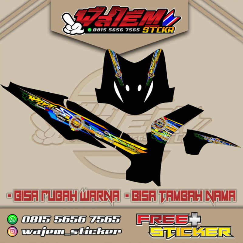 Striping Transparan Absolute Revo 2009