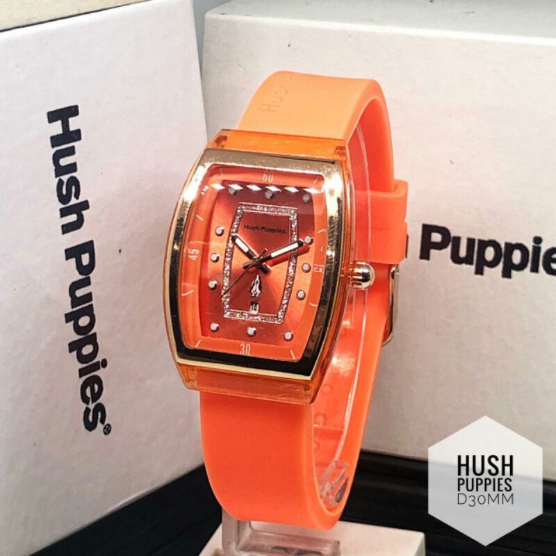 hush pupuies jam tangan fashion wanita_jam tangan analog persegi model terbaru