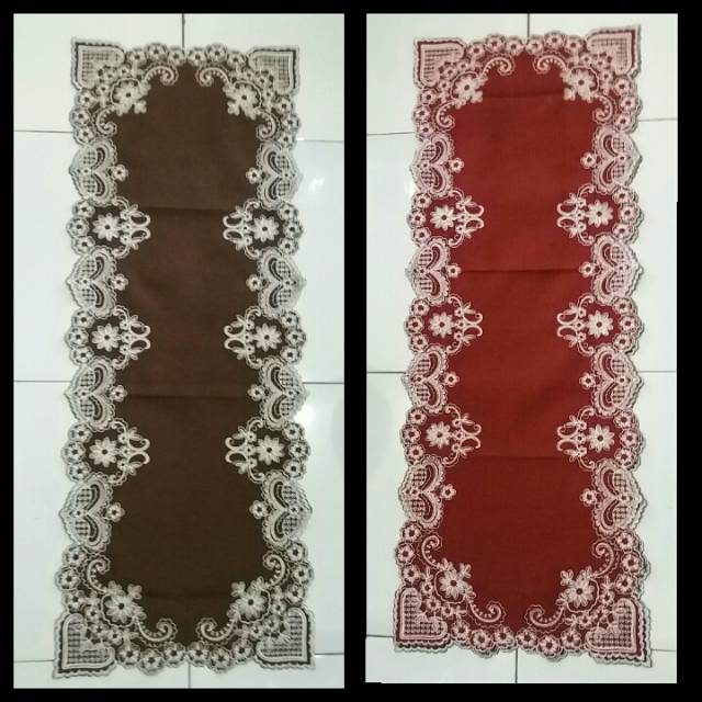 Taplak Meja Tamu Bordir Nakami / Taplak Meja Nakami / Taplak Meja Bordir / Taplak Meja Tamu Nakami