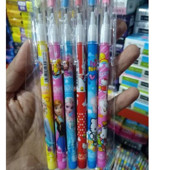 

↕ (50gr) 4 pcs pensil bensia karakter ⇆