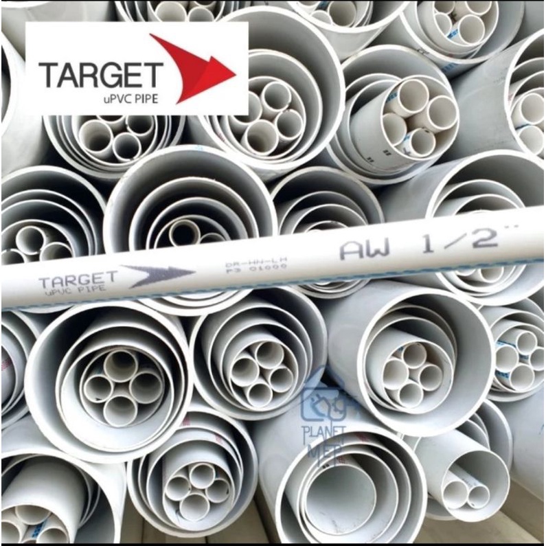 TARGET PIPA uPVC AW 10 inch - 12 inch / PIPA PVC PARALON 4 METER