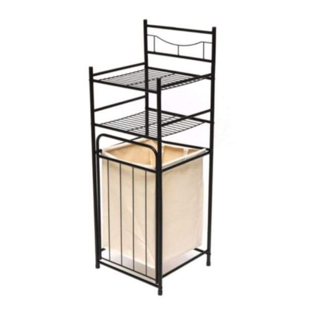 informa - Brody rak kamar mandi 2 tingkat dengan keranjang laundry