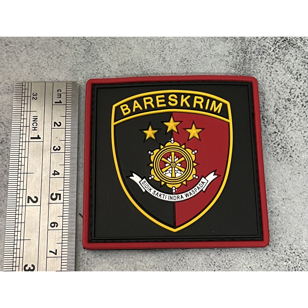 Patch Bareskrim (Kotak) - Patch Velcro Bareskrim - Prepetan