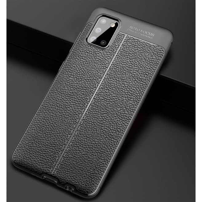 Autofocus Oppo A52 A53 A33 A92 Silikon Jelly Case Lembut Lentur Hitam Black Softcase