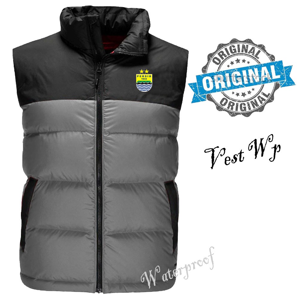 Rompi Pria Custom Logo | Rompi Vest Persib/Jaket Pria/Rompi Motor/Jaket Rompi Pria