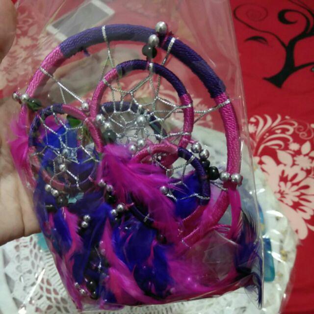 Dreamcatcher 11cm Sunpinkvioletbells Dream Catcher ( Hiasan Dinding )